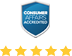 Consumer Affairs 5 star