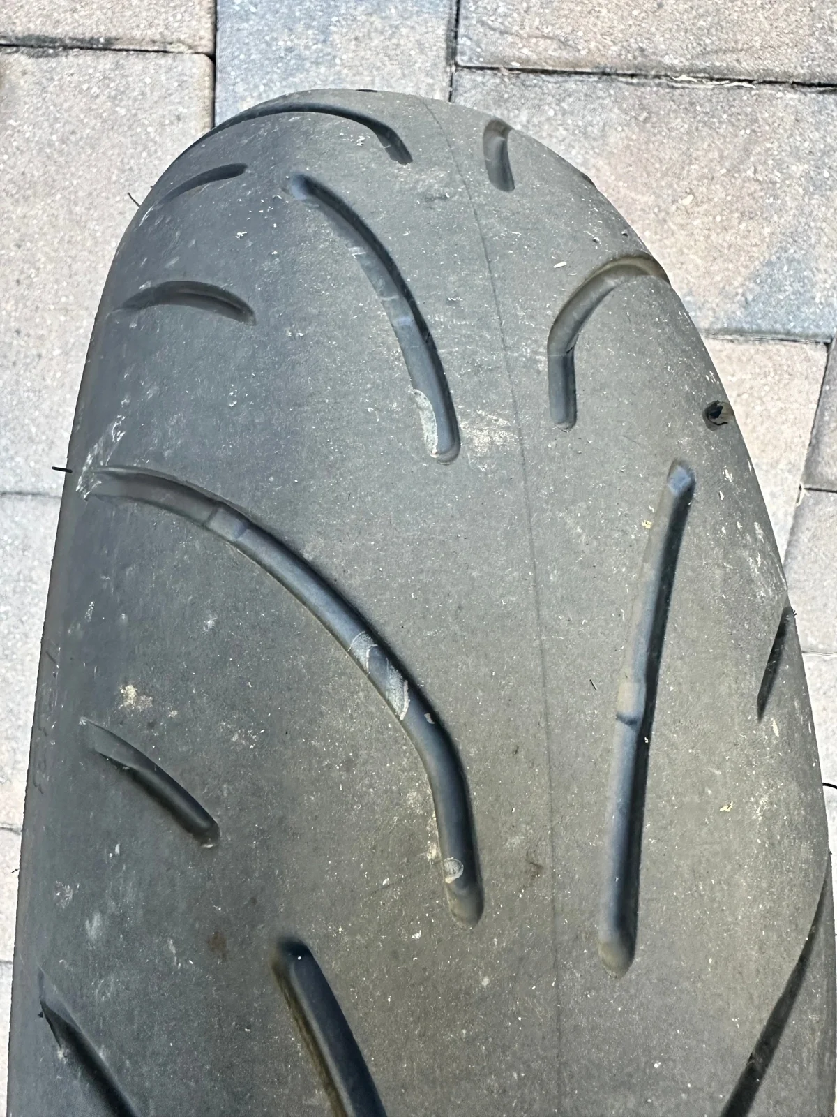 Rear Bridgestone T33 after 2500 miles