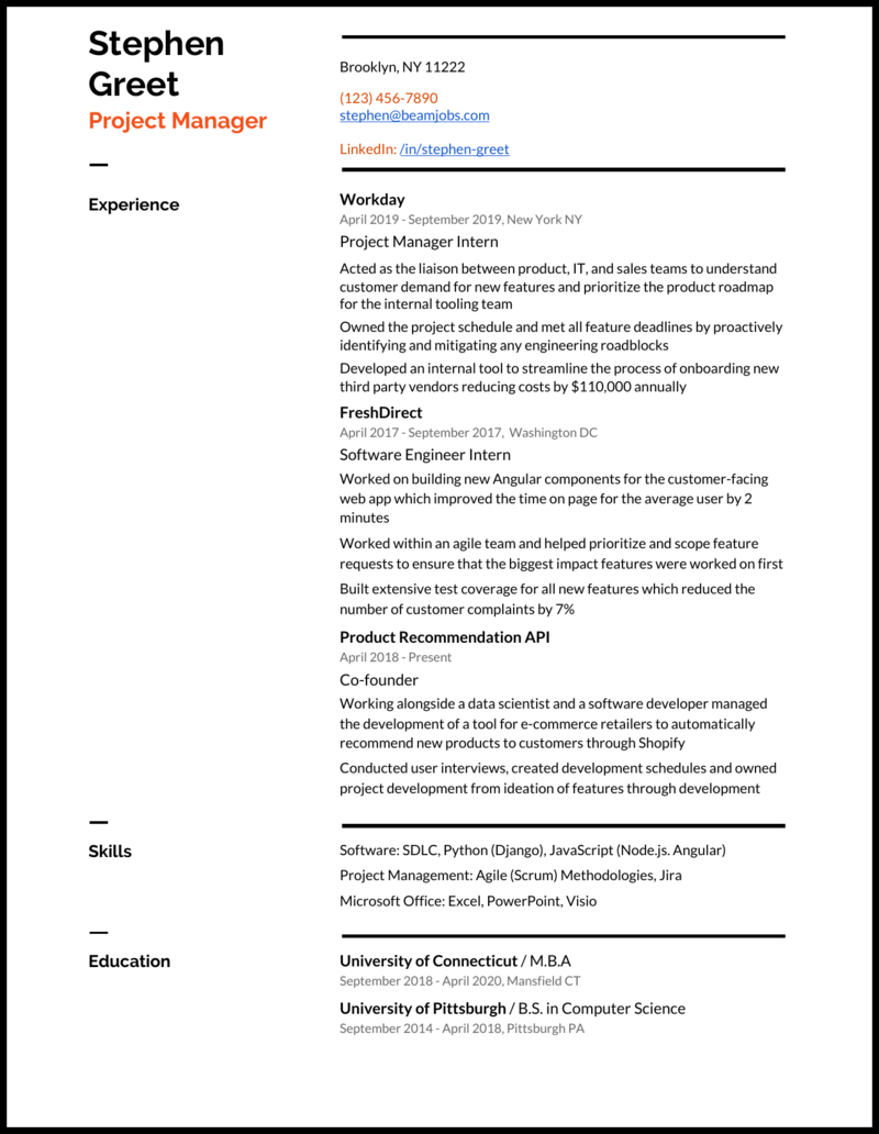 Technical Project Manager Resume Sample from cdn.buttercms.com