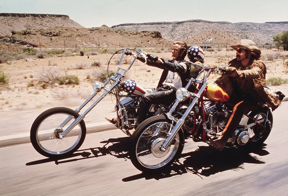 Route 66 (featured in "Easy Rider" and many others)
