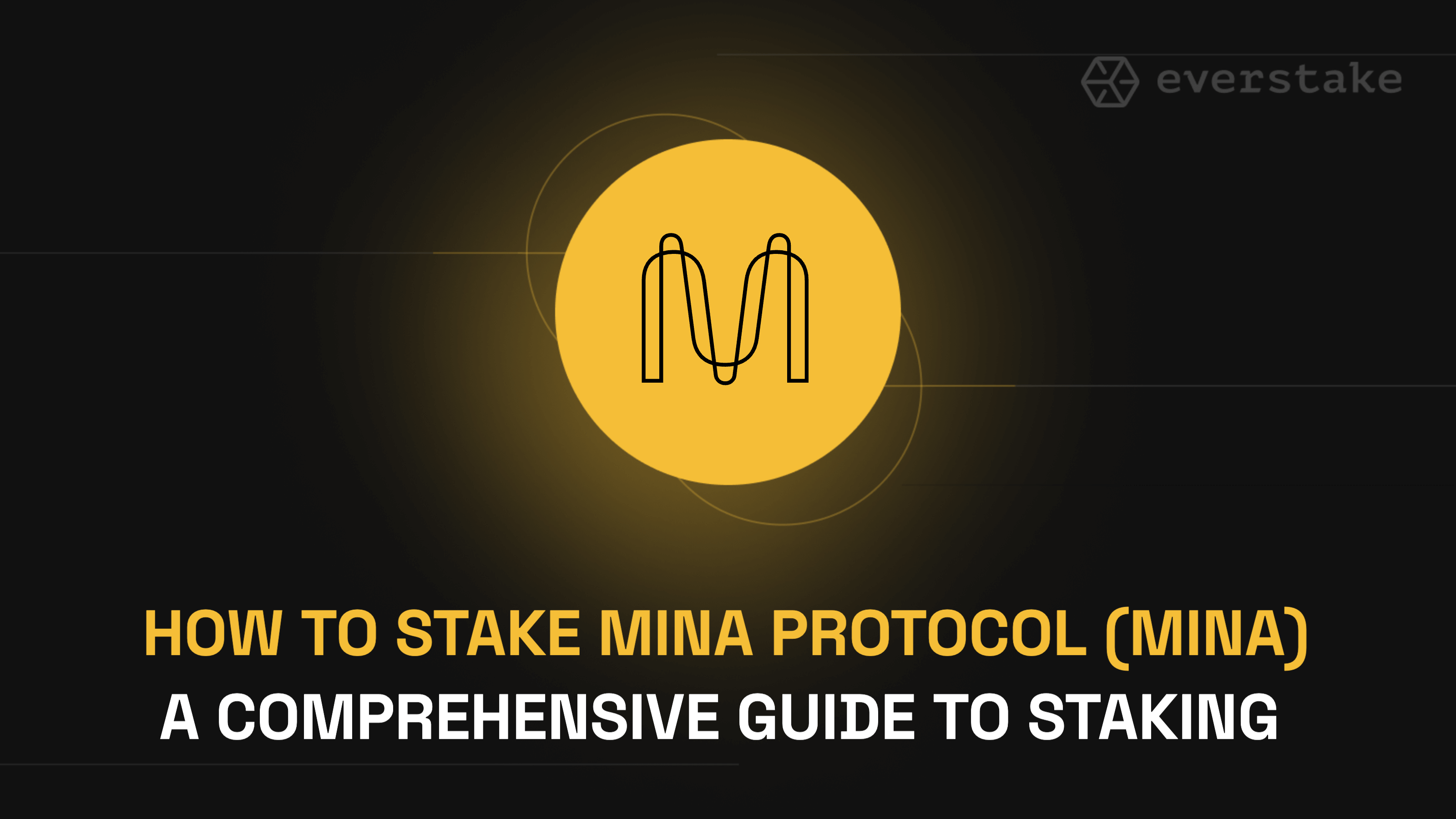 How to stake Mina Protocol (MINA)