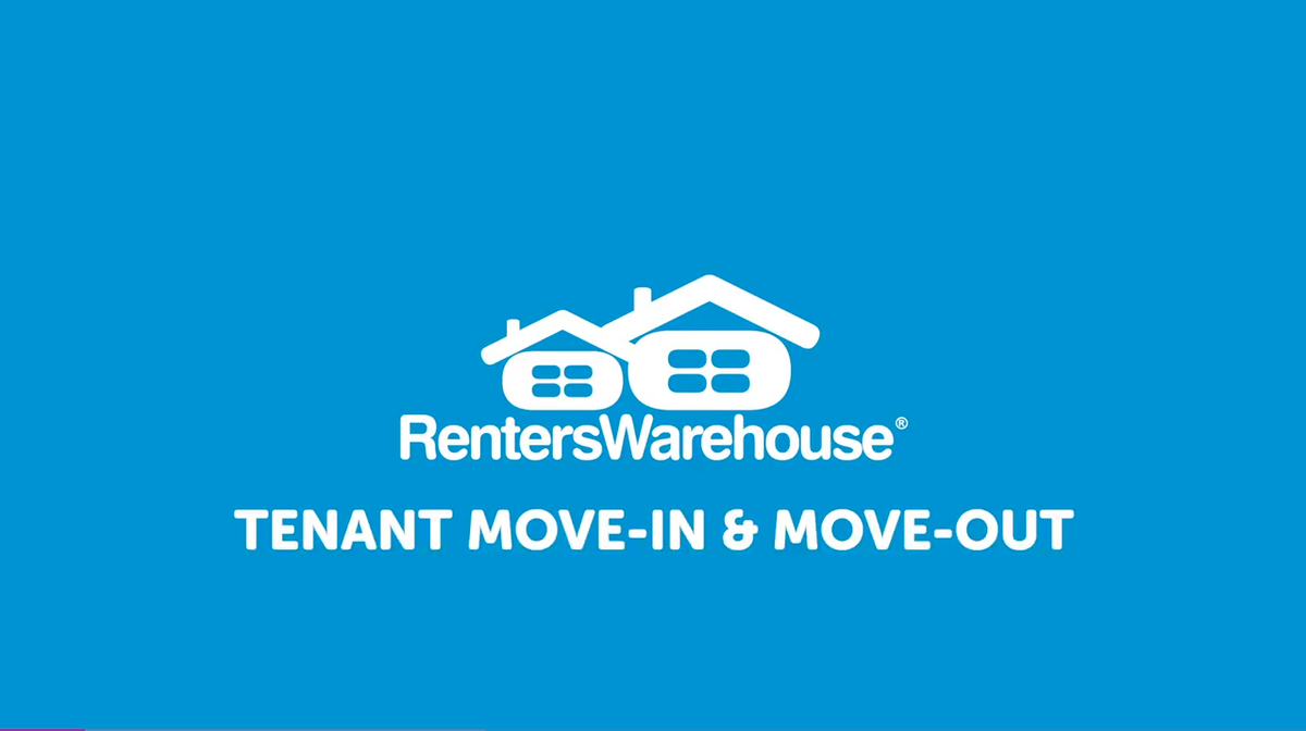White Renters Warehouse logo and text