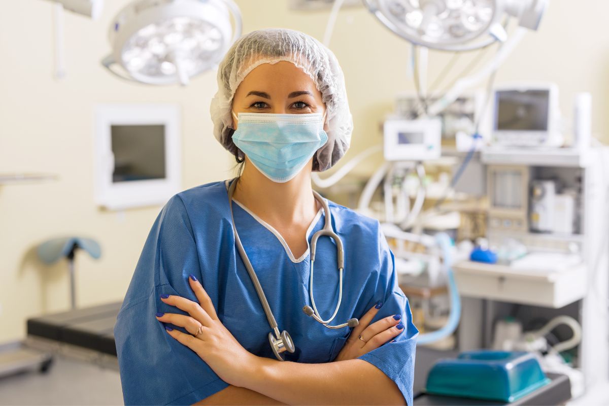 Doctor in surgery room