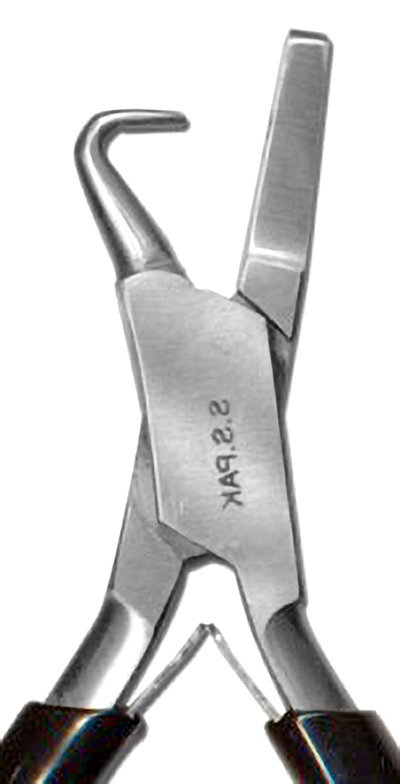 Wire Looping Plier - Concave Lower Jaw