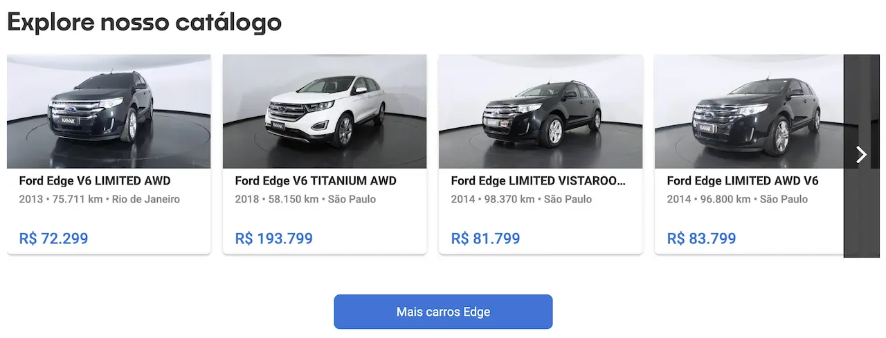 Ford Edge à venda
