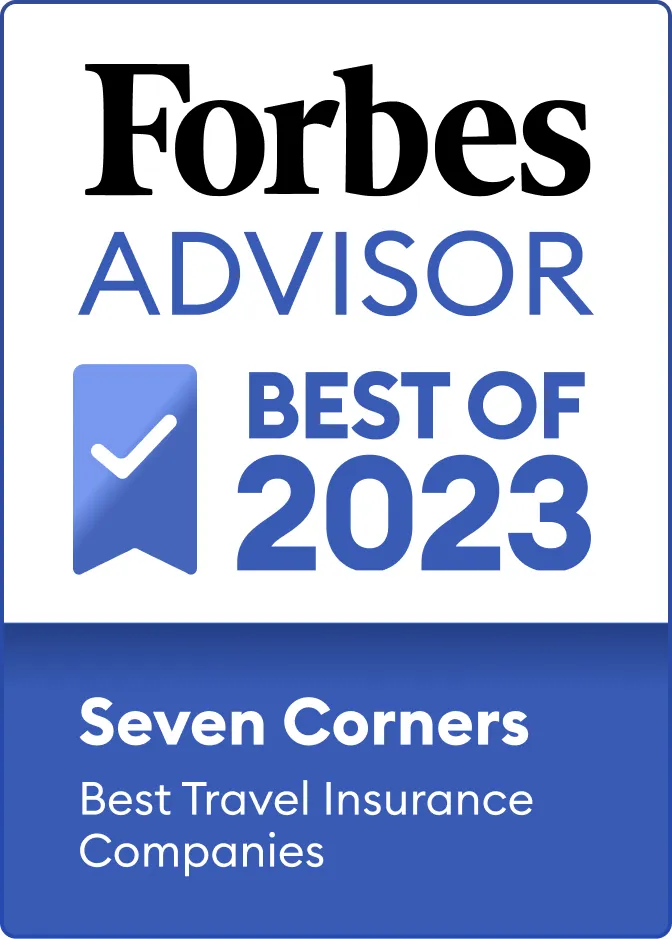 Seven Corners is a recipient of the 2023 Forbes Advisor Best Travel Insurance Award.