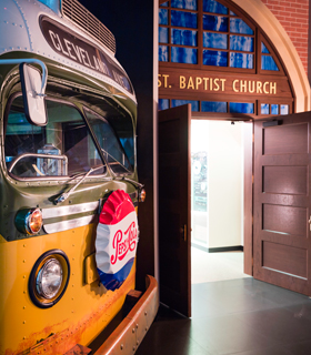 Inside view of Rosa Parks Museum and Childrens Wing