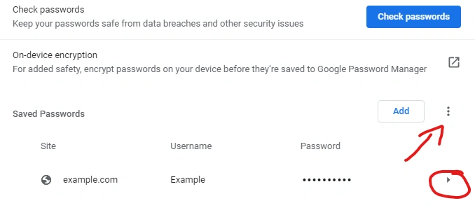 Using generated security password on sale disable