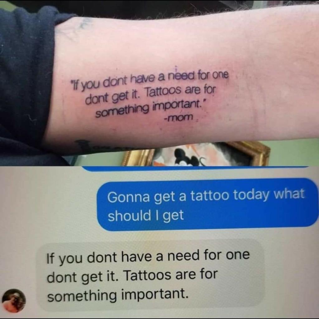 ignorant style tattoo