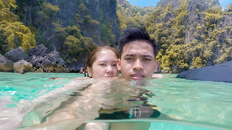 AJ and Gwe in Coron Palawan, Philippines