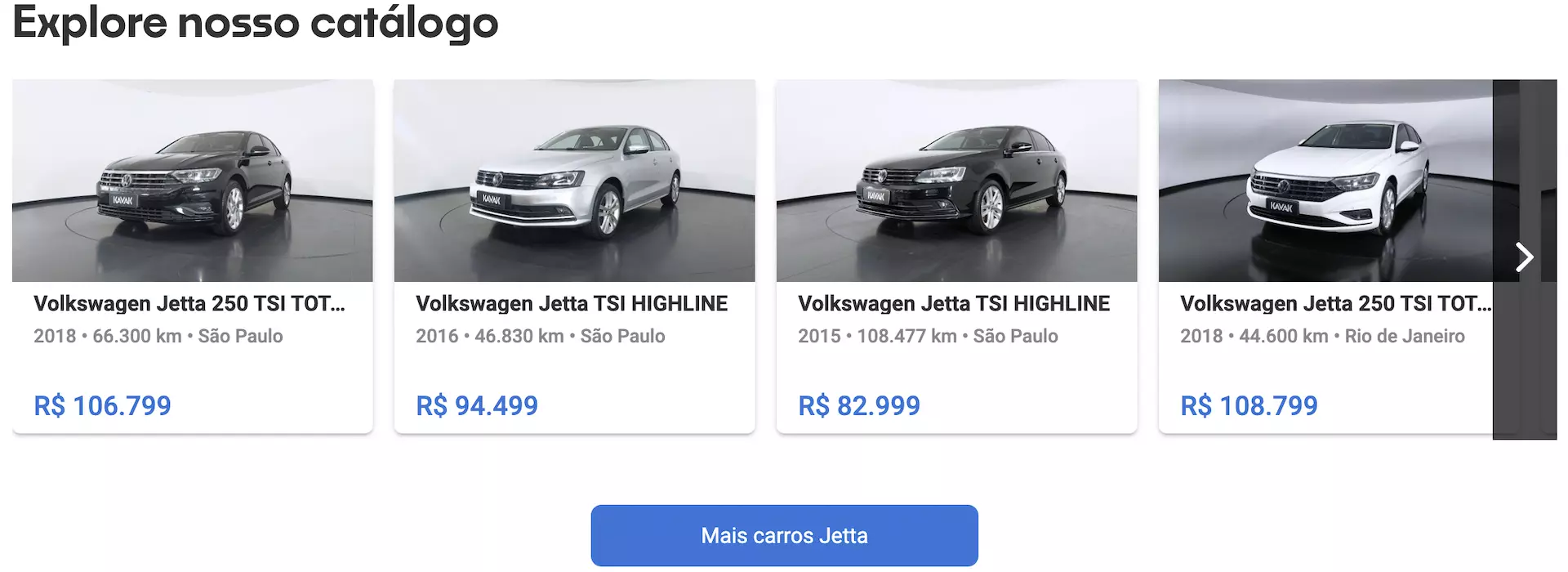 Jetta Preço