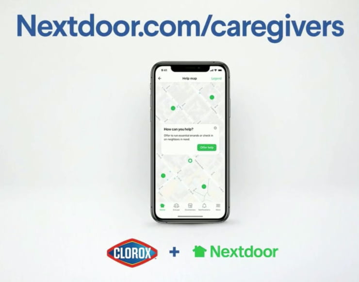 Clorox and Nextdoor partnership marketing