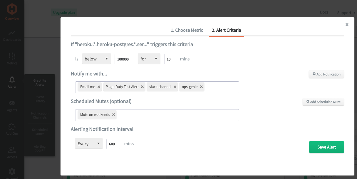 Monitor Heroku Add-Ons Using Hosted Graphite - 7