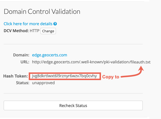 Domain Control Validation By HTTP File Method