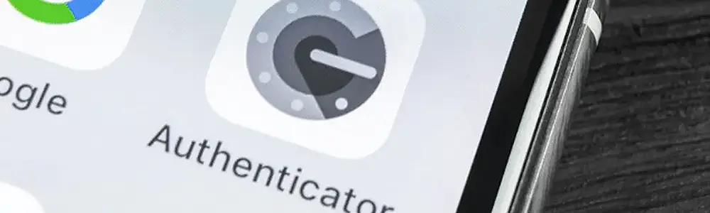 Google Authenticator app on device