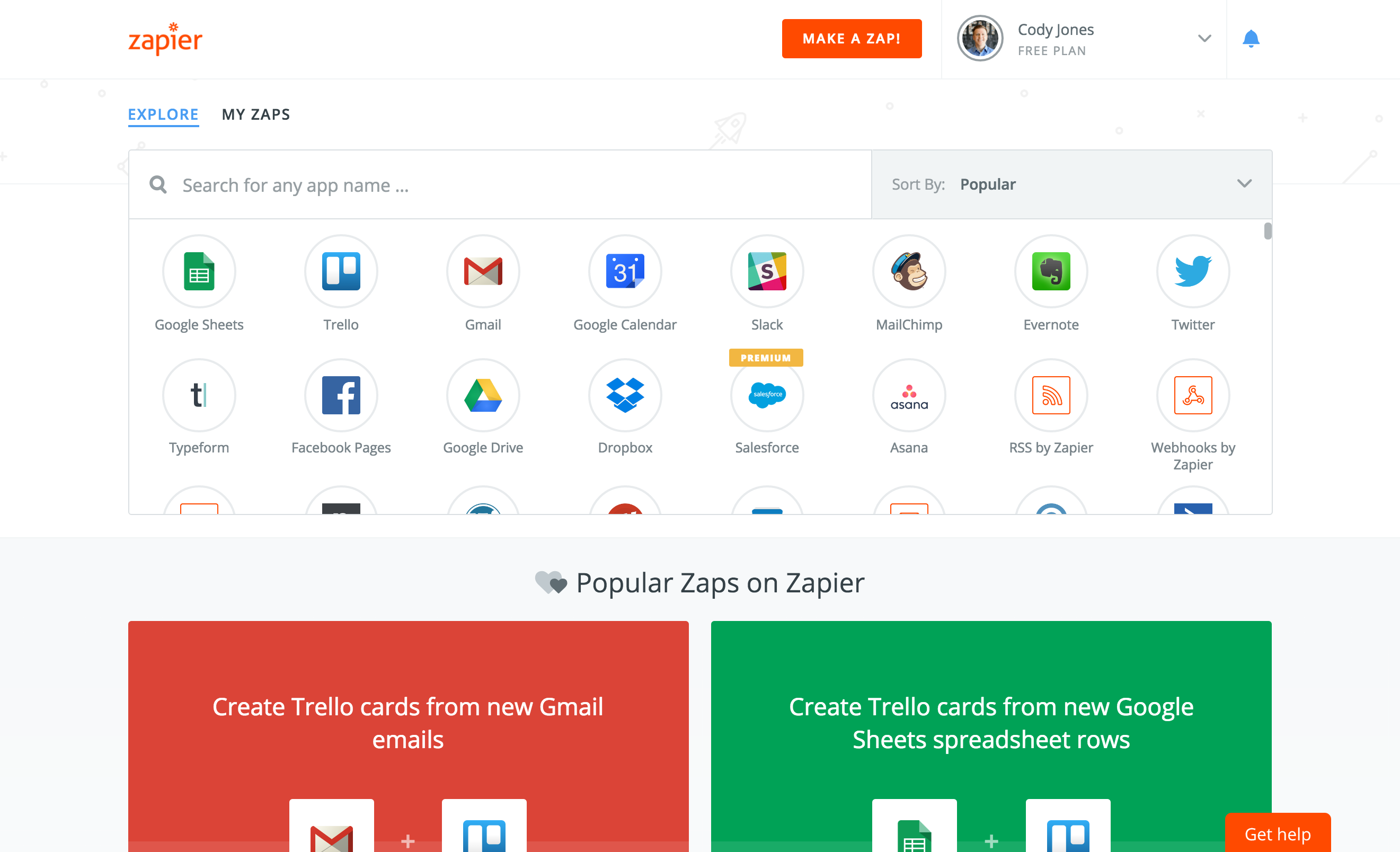 Zapier API