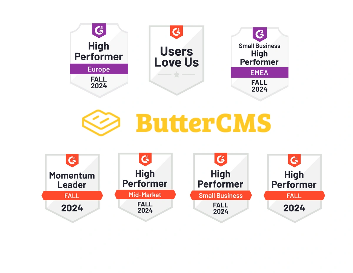 Rated easiest-to-use headless CMS by marketers and developers