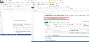 Email Recording ZIP File MHTML editing in Microsoft Word