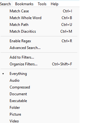 Everything app search
