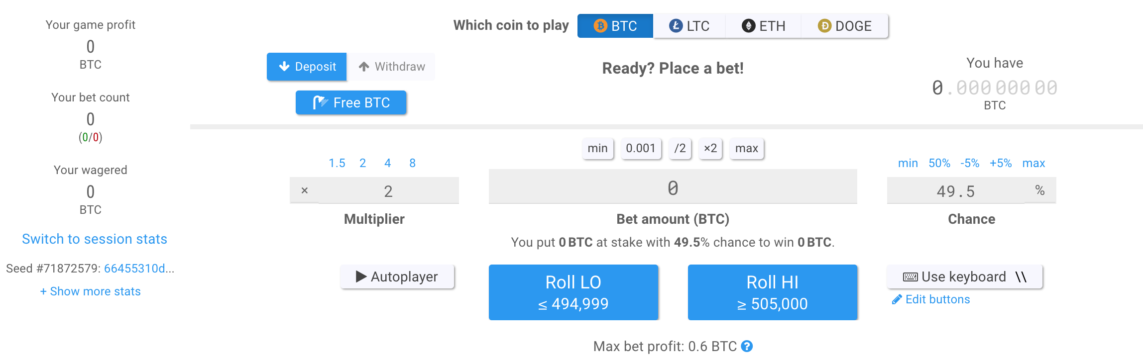 The Best 10 sites to play Bitcoin dice game