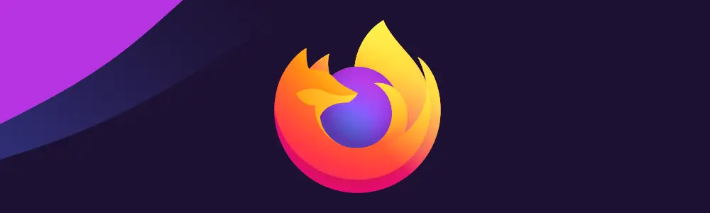 mozilla logo on colored background