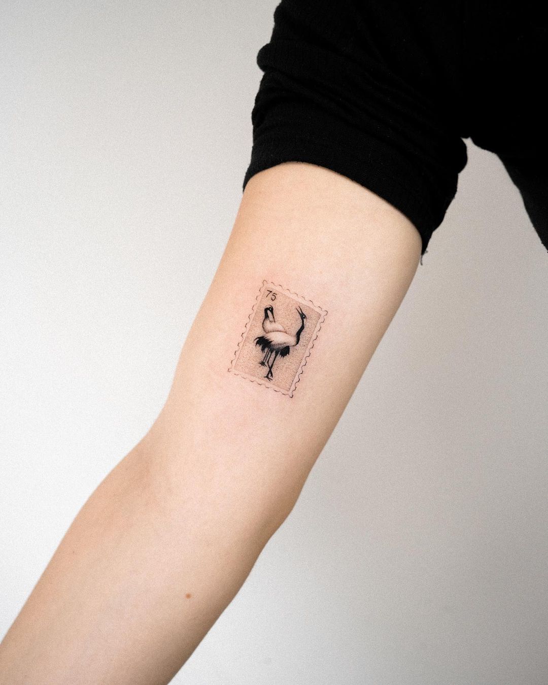 minimalist tattoo by moritz muller