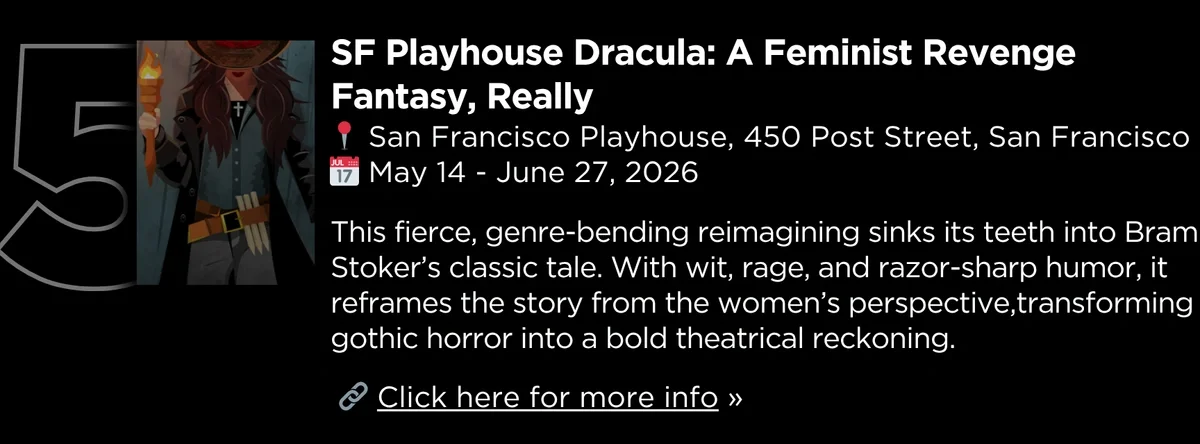 SF Playhouse&nbsp;Dracula: A Feminist Revenge Fantasy, Really