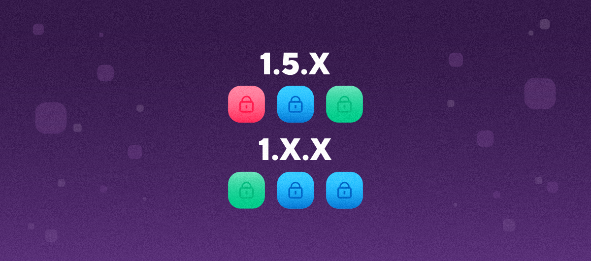 New options for locking step versions
