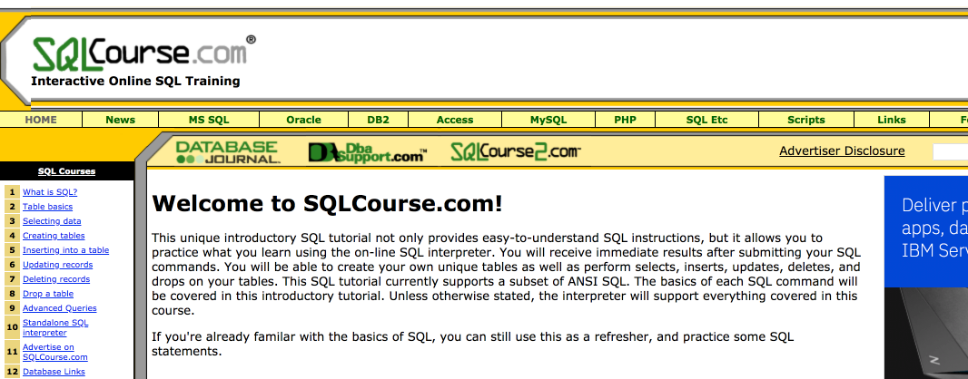 SQL Course