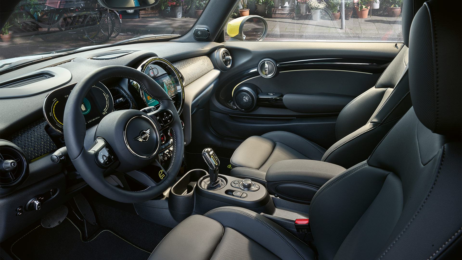 Mini Cooper elétrico tem interior sofisticado (Foto Mini)