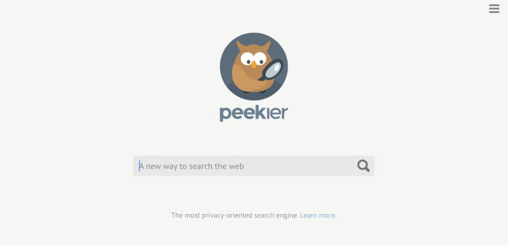 Peekier search engine
