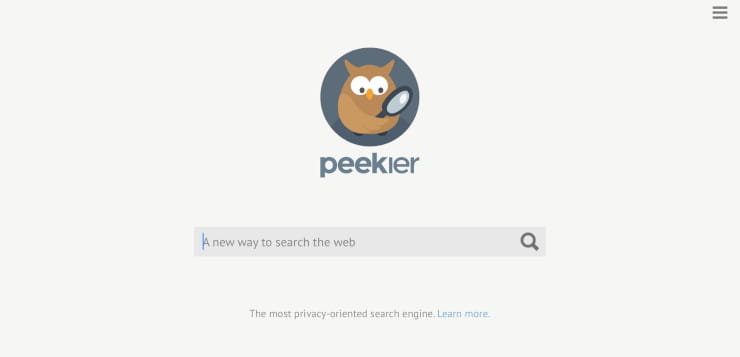Peekier search aggregator