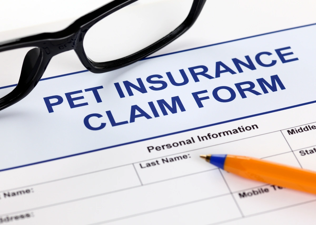 a paper states pet insurance claim form