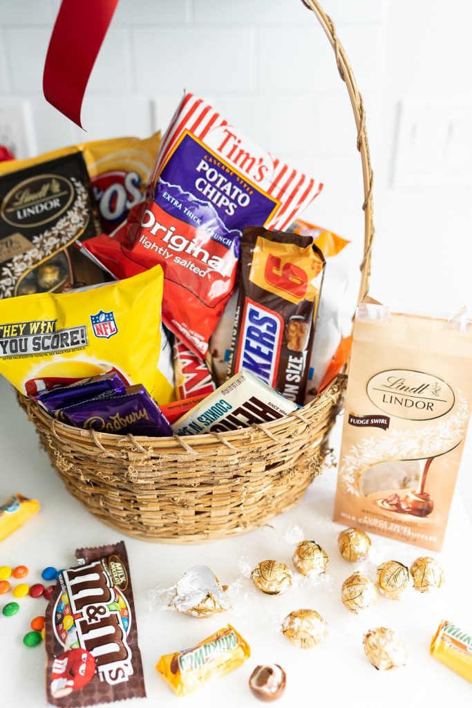 Fruit and Chocolate Snack Basket