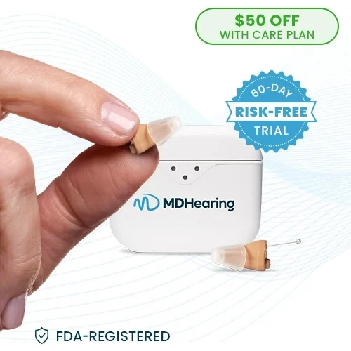 Primary MDHearing NEO XS: The Smallest Hearing Aids of All Image