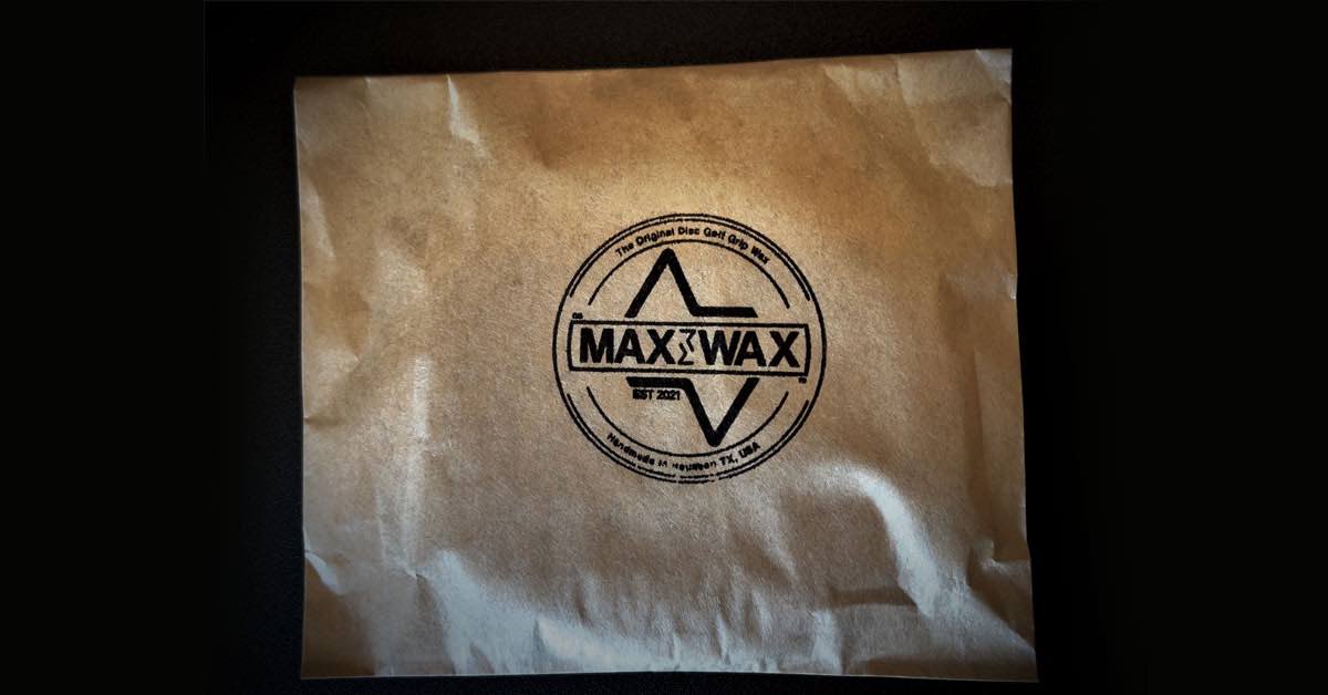 A sheet of wax paper with "MAX WAX" printed on it
