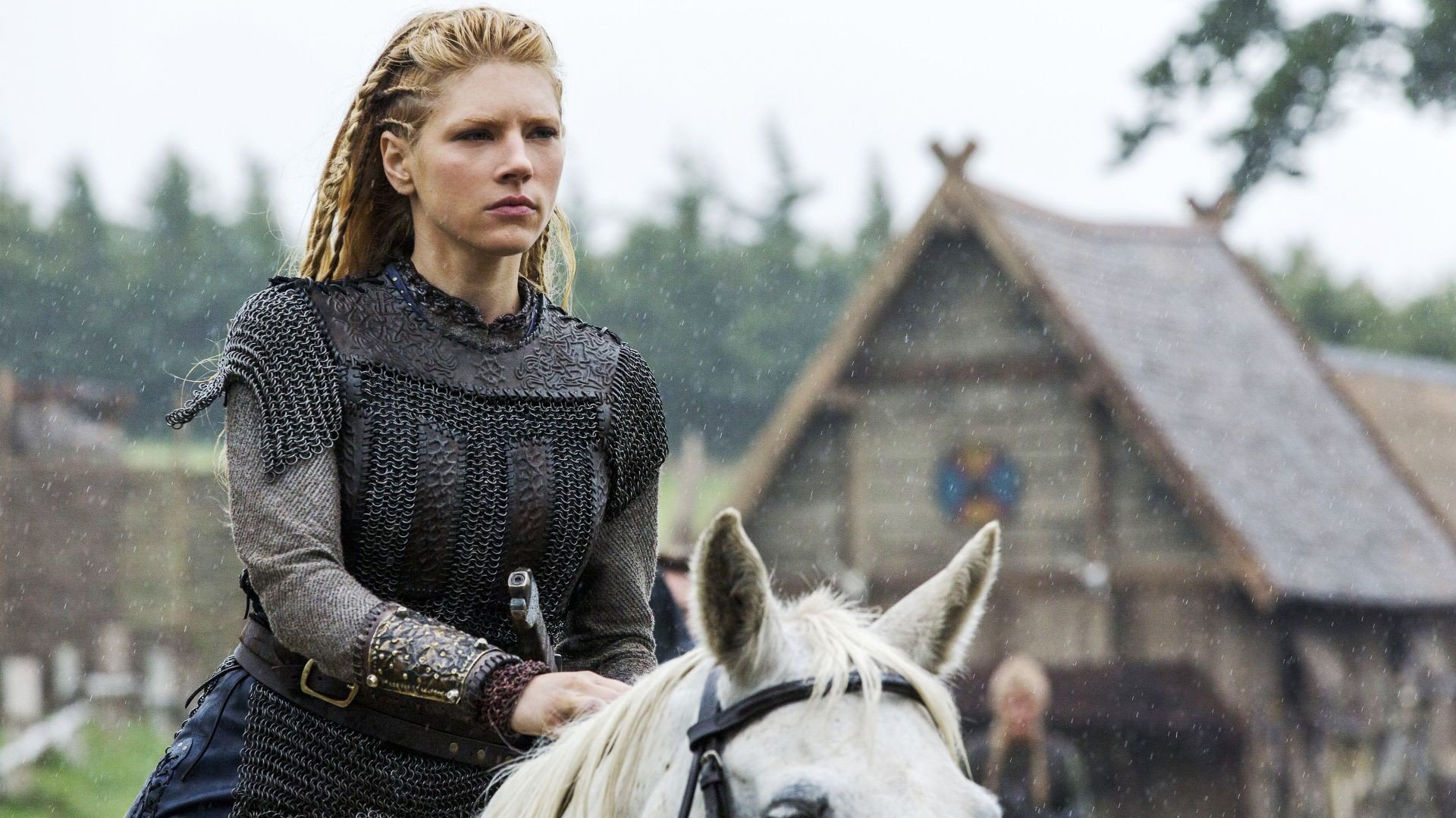 Largertha the famous Viking Shieldmaiden in TV Series "Vikings"