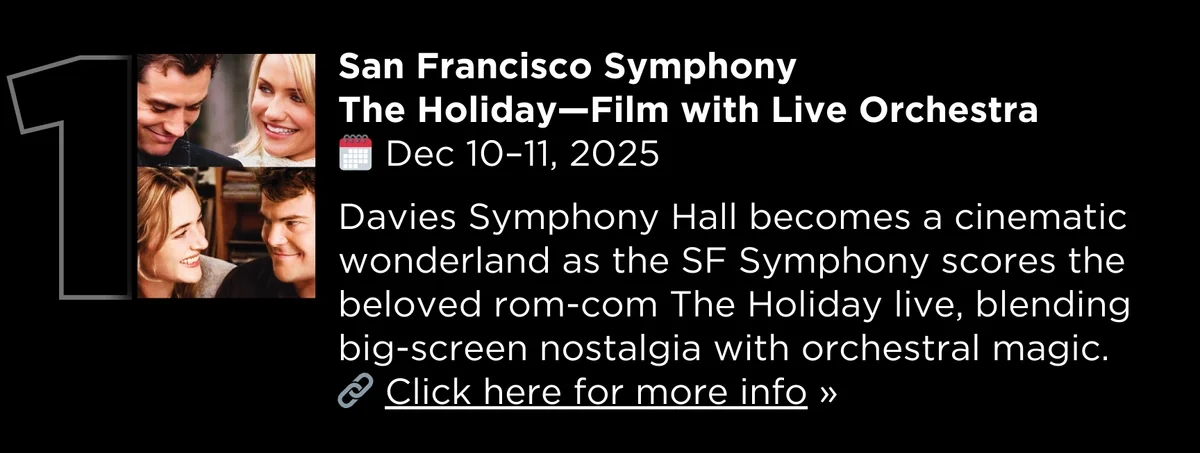 San Francisco Symphony The Holiday&mdash;Film with Live Orchestra