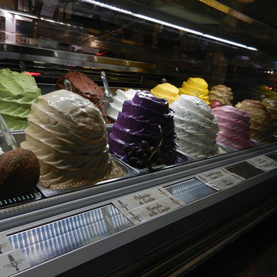 Gelato shop in Milan