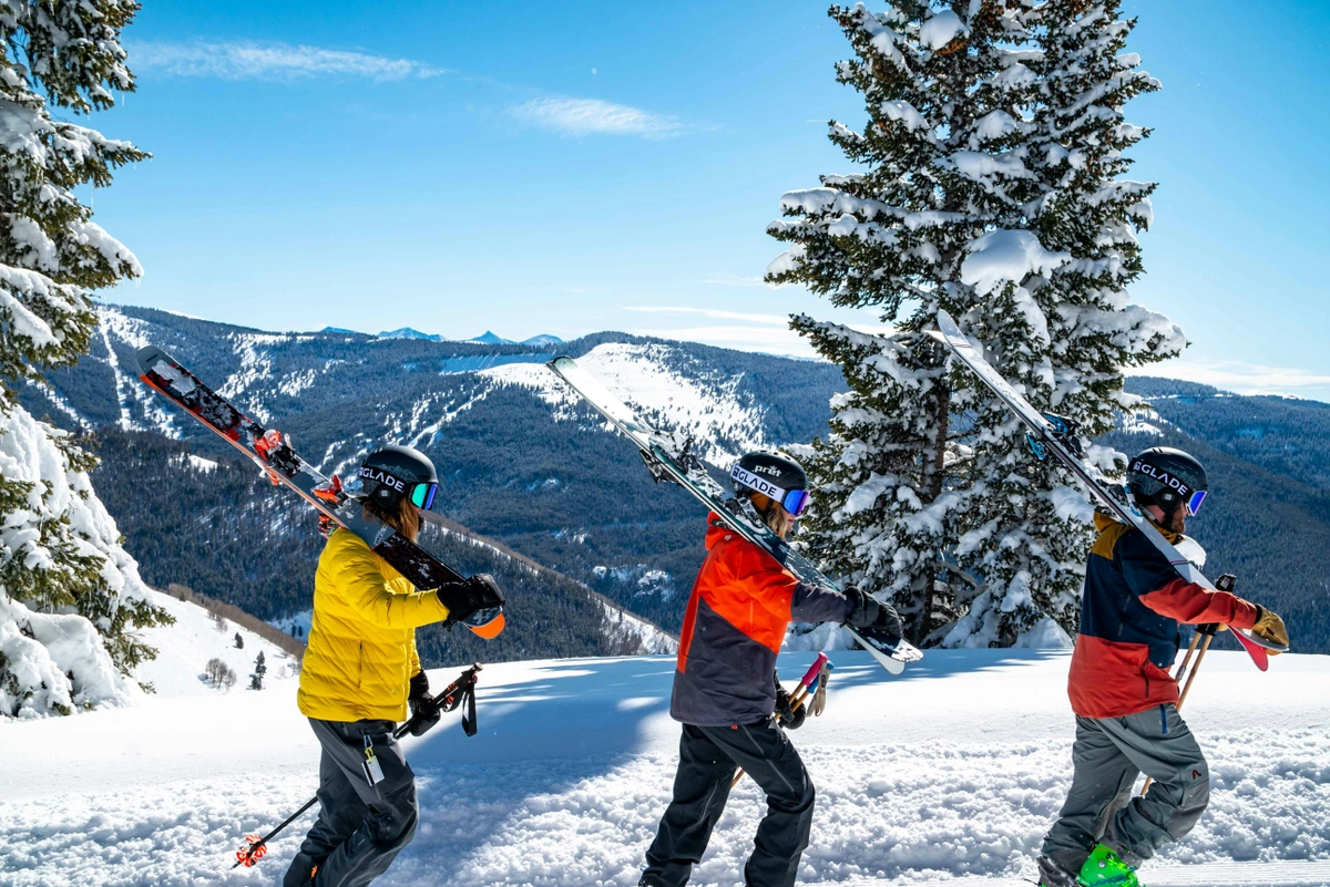 Skiing in January