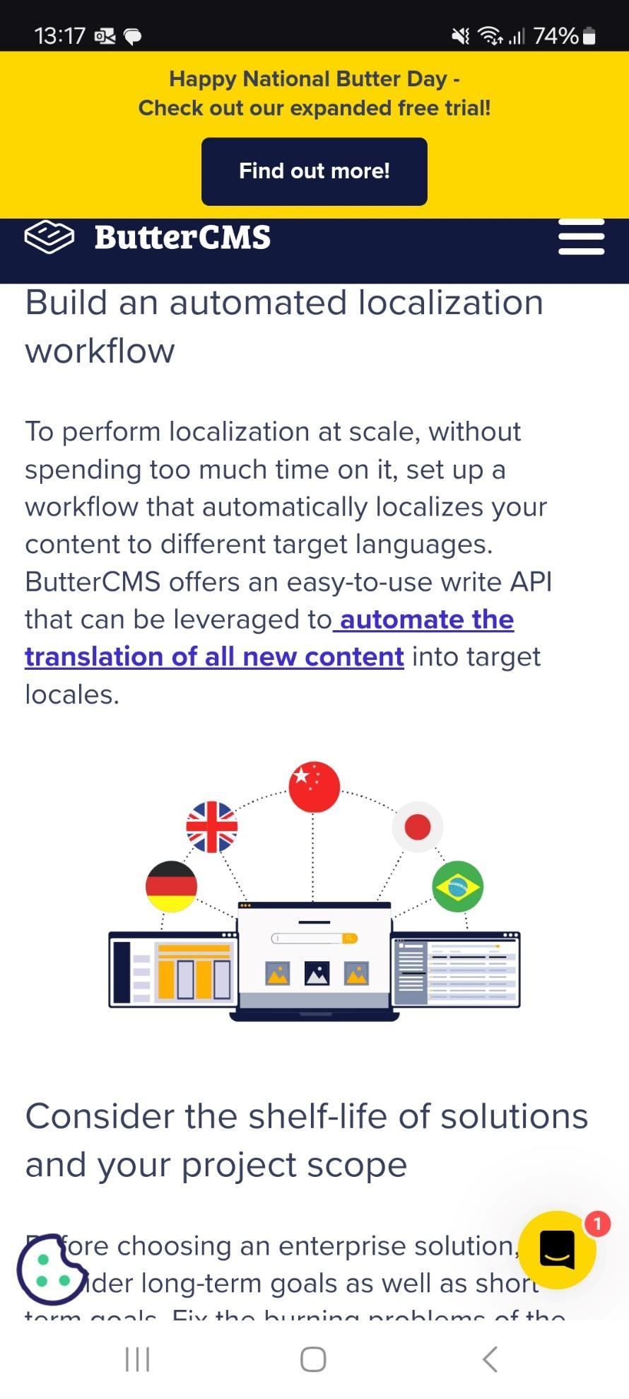 ButterCMS blog post screenshot