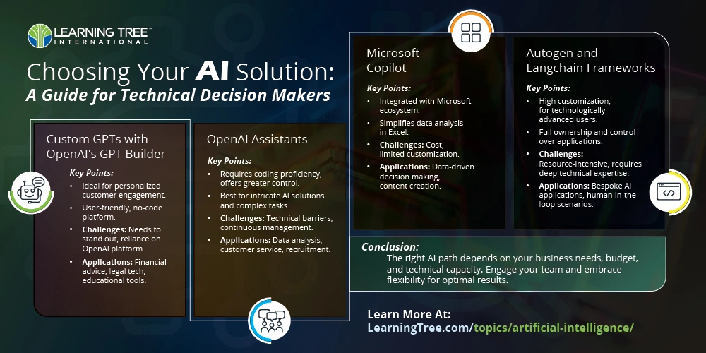 Choosing your AI Solution Infographic