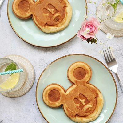 Mickey Mouse pancakes.
