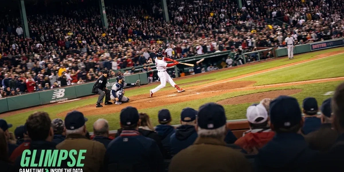 Fans at a baseball game