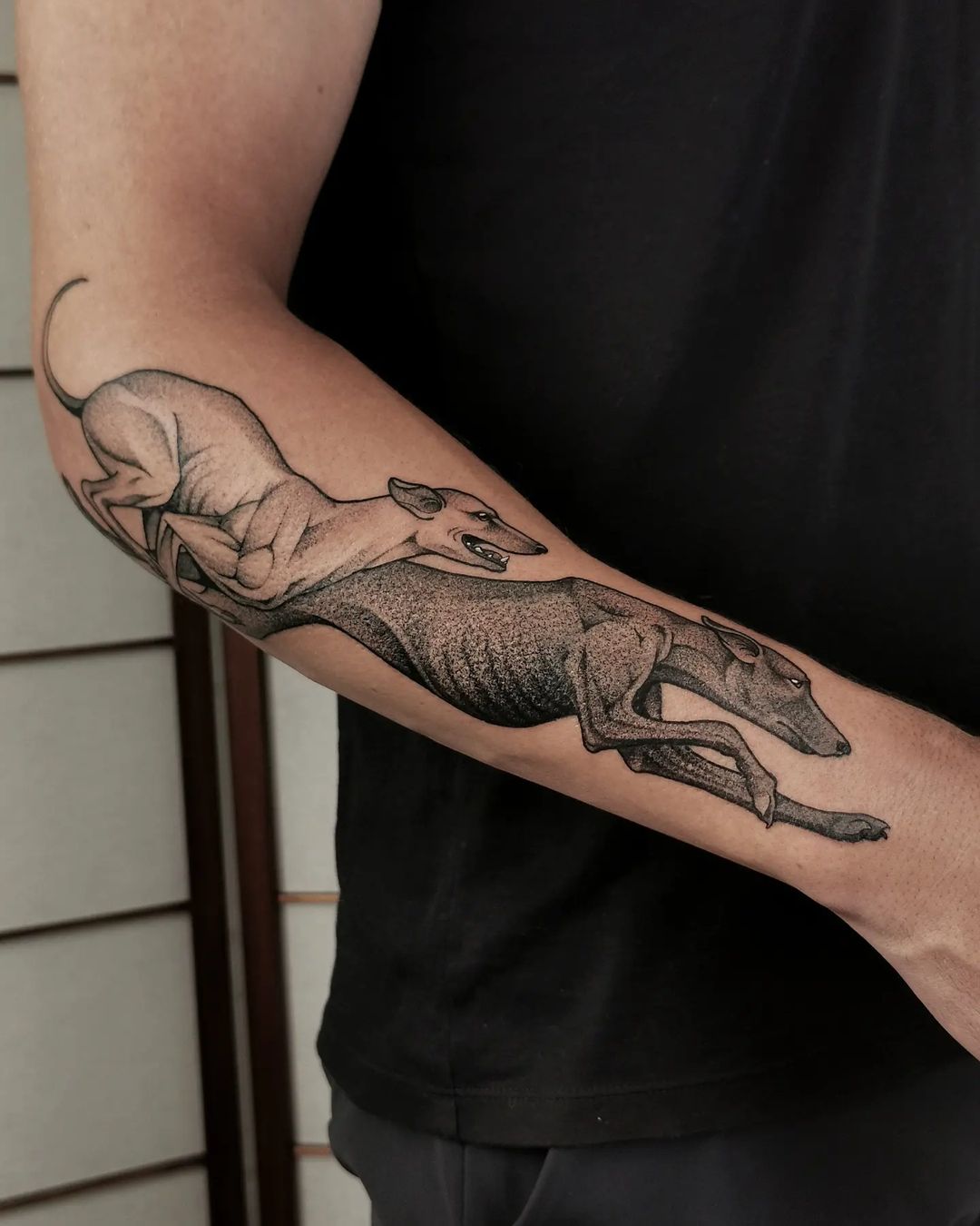 black and grey tattoo by feij