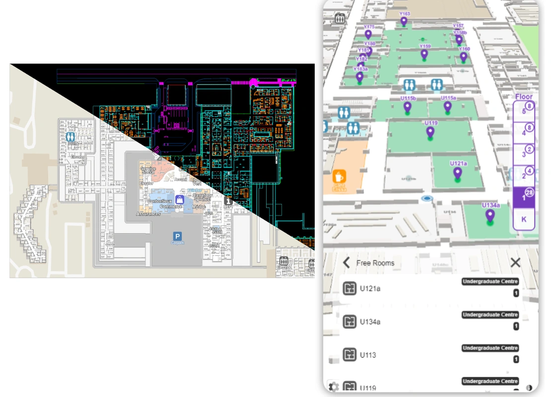 Indoor mapping example