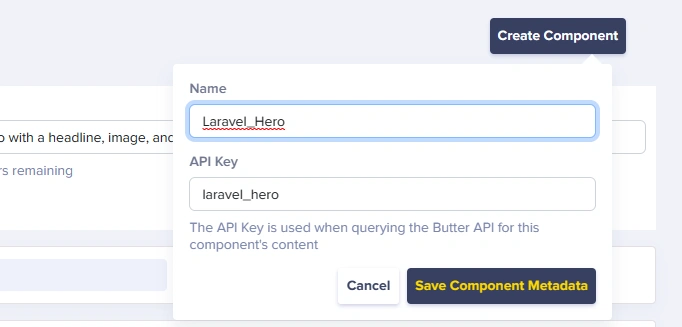 Name component Laravel_Hero