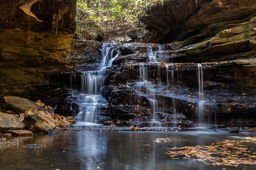 Small waterfall at Bankhead National Forest
