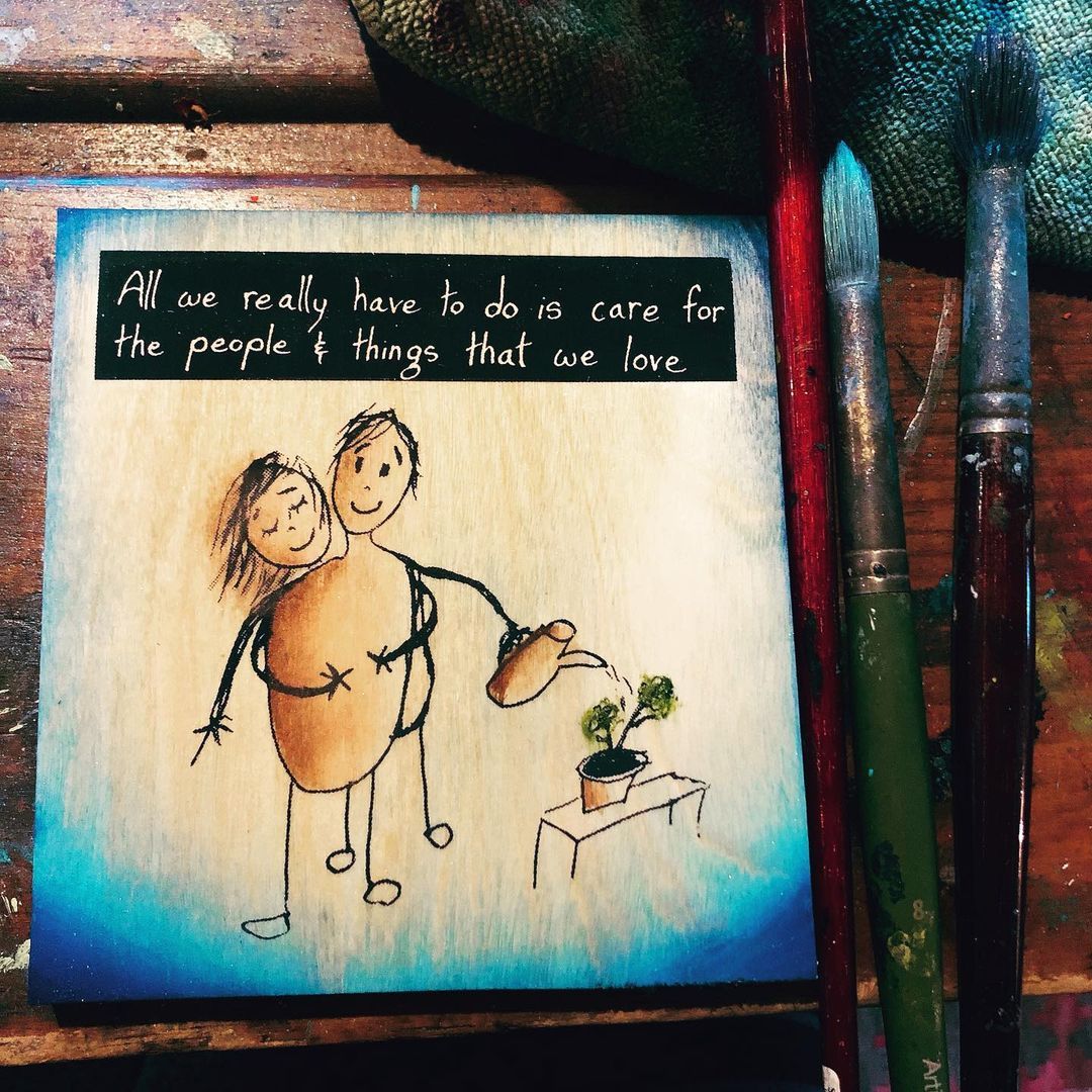 painting on wood