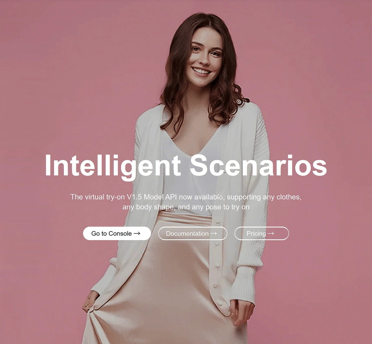Various outfits virtually applied to models using Kling AI